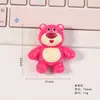 Accesorios de Animales Lindos de Dibujos Animados Colgante para Llavero Accesorios para Joyería DIY Decoración de Pegatina para Funda de Teléfono con Pegamento de Crema