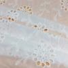 Suministro al por mayor de ropa bordada, tela hueca, tela bordada, tela bordada de algodón, tela bordada perforada para vestido.