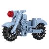 Caballo de Guerra Cañón de Montaña Ametralladora Escudo de Ametralladora Arma Pesada Segunda Guerra Mundial Bloques de Construcción Accesorios Militares Piezas de Armas Equipo Exclusivo