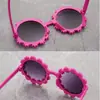 Gafas de Sol Redondas de Flor para Niños Lindas Gafas de Margarita Protección Solar Exterior para Niños Gafas de Sol de Moda Divertidas para Fiesta