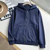 ¡Ve a la nación insular! Estilo clásico~ Sudadera con capucha unisex para pareja, holgada y cómoda, de rizo, para deporte lento, con cremallera
