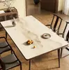 "Wang Wei" Jogo Americano de Estilo Poético e Artístico, À Prova d'Água, À Prova de Óleo, Resistente ao Calor, Novo Estilo Chinês, Tecido Lavável para Mesa de Centro