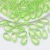 in stock wholesale 8*13 smooth water drop glass beads hairpin headdress earrings material glass loose beads pendant loose beads
