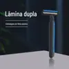 Barbeador Descartável Específico de Hotel Lâmina de Aço Inoxidável de Camada Dupla Embalado Individualmente Atacado para Banheiros de Hotel
