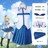 [Em Estoque] Anime Fairy Tail Lucy Fantasia Cosplay Role-Playing Vestido Cosplay Dimensão Super Princesa Kaguya