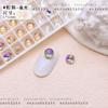 6mm Super Flash Tridimensional Pequena Lâmpada Pontiaguda Popular na Internet All-Match Decoração de Unhas Diamante Shiyue Noodles Diamante de Forma Especial Decoração para Unhas