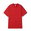 Camiseta de Color Sólido Nueva 2020 de Manga Corta para Estudiante Hombre Ropa de Verano para Parejas Moda Coreana Camiseta Básica de Media Manga