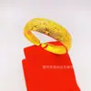 Suministro en Vivo Moda Gama Alta Pulsera Abierta Cara Ancha Gypsophila Pulsera Ajustable de Aleación para Mujer Venta al por Mayor