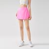 Falda de Tenis con Protección Solar Cintura Alta Adelgazante Falso Dos Piezas Antideslumbrante Shorts de Yoga Bolsillo Trasero en la Cintura para Mujer Deportes Fitness Correr