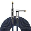 Cabo de redução de ruído OFC 22AWG cobre proteção ambiental cabo de guitarra elétrica cabo de áudio para instrumento musical 3 M 6 m