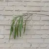 Planta Verde Artificial Cola Macia Vagem Arranjo de Casamento Decoração de Auditório de Casamento com Plantas Verdes Material de Flor Macia para Casa Vagem Artificial