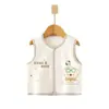 Chaleco para Bebé Chaleco Protector de Vientre Otoño e Invierno Doble Capa Chaleco Infantil Recién Nacido Algodón Puro Top Cálido