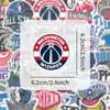 60 Adesivos de Logo de Time de Basquete, Adesivos de Grafite Esportivo, Mala, Capacete, Geladeira, Adesivos de Celular, Adesivos Transfronteiriços
