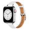 Adecuado para correas de Apple Watch, iWatch Serie 11 Se Watch, Correa de Cuero Ajustada de Bucle Único Serie Hermes