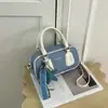 Shuai Mijia Moda Simple 2026 Principios de Otoño Nueva Textura Bolso de Mano Boston Retro Bolso Cruzado de Hombro Único Tipo Almohada
