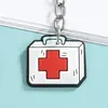 Colgante llavero gancho para mochila escolar de medicina popular PVC pegamento suave Joyería DIY Llavero regalo Amazon venta al por mayor