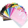 Bolsas de Plástico Lisas para Compras del Fabricante, Bolsas Horizontales para Ropa, Bolsas de Empaque para Compras con Impresión de Logo, Disponibles en Varios Colores