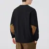 Sudadera Nueva para Hombre 2025 con Cuello Redondo, Moderna, Sencilla y Versátil, Top Básico, Color de Contraste, Estilo Moderno y Atractivo, Venta al por Mayor