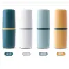 Copo de Lavar para Viagem Doméstico Banheiro Copo para Enxaguante Bucal Balde Dental Escova de Dentes de Viagem Caixa de Armazenamento de Pasta de Dente Caixa Dental Conjunto Portátil