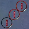 Recomendado em terra pulseira de corda vermelha de carpa da sorte tornozeleiras para homens e mulheres Cinábrio natural este ano corda de mão trançada corda de perna