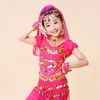 Nuevos Accesorios de Performance de Danza India para Niños Destacados de Danza del Vientre Velo Puro Pañuelo Étnico Peligro