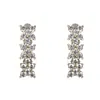 Brincos de Flor em Liga de Cobre Xuping Jewelry Banhados a Ouro com Zircônia Brincos de Moda High-End Transfronteiriços Europeus e Americanos para Mulheres