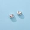 S999 Plata para Pie Vintage Gong Xi Fa Cai Mariposa de Cobre Panda Lindo Cuentas Cuerda Hecha a Mano DIY Accesorios de Plata