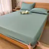 Lençol de cama impermeável de algodão original Tipo A, respirável, para crianças, cobre totalmente o colchão, protege contra urina, poeira e sujeira