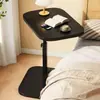 Estante de noche de moda, mesa redonda pequeña, mesa auxiliar simple para uso doméstico junto al sofá, mesa de café, mesita de noche moderna minimalista para dormitorio