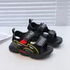 Sandalias de verano para niños y niñas, bebés, estudiantes de primaria, casuales, versátiles, zapatos de playa, antideslizantes, suela suave, zapatos grandes para niños, venta al por mayor