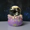 Bola de Cristal Luminosa Base Giratória Luz Noturna Luminosa Atacado Luz de Atmosfera para Casa Decorações de Mesa para Quarto Presentes