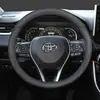 Adecuado para cubierta de volante Toyota Wildlander 2022, modelos 22, versión de lujo de doble motor, cubierta de mango ultradelgada específica para automóvil 21