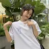Camisetas a juego para hermanas para mujer 2026 Nuevo estilo Manga corta Súper populares Holgadas de longitud media Cortas Atuendos para mejores amigas 911