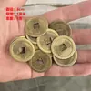 Liga de cobre dourada dinheiro fortuna em tesouro 1,0 cm 1,5 cm 2 cm 2,4 cm mini porta-retrato de cobre acessórios da árvore da fortuna
