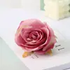 Cabezas de Flores de Rosa Simuladas, Flores de Seda, Flores Artificiales, Decoraciones de Pared de Flores para Bodas, Materiales para Coronas Hechas a Mano, Venta al por Mayor de Fabricantes en Stock