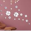 JM509 trébol de cuatro hojas adhesivos de pared acrílicos de espejo DIY habitación infantil jardín de infancia decoración del hogar impermeable autoadhesivo