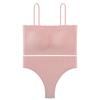 Ropa Interior de Espalda Cruzada para Mujer Pantalones Tipo T Pecho Pequeño Push-up Sin Aro de Acero Sujetador Sexy Delgado