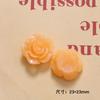 Dulces aretes de rosa con brillo estilo universitario para mujer, accesorios de resina, parche, accesorios para el cabello DIY, material para funda de teléfono al por mayor