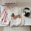 Conjunto de Dos Piezas de Verano con Almohadillas Integradas en el Sujetador, Camisola sin Mangas y Shorts, No Necesita Usar Sujetador, Pijama Casual Holgado, Ropa de Casa