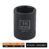 Dado hexagonal corto neumático de 3/8 de pulgada para llave de impacto de aire, dado hexagonal, acero al cromo vanadio, dado pequeño para llave de impacto de aire