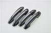 Alça especial para modificação de Mazda 3 Angkesaila, decoração de alça especial, faixa brilhante, padrão de fibra de carbono, maçaneta de porta