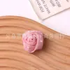 Malha Minimalista Estilo Japonês Pérola Rosa 3D Botão de Rosa DIY Roupas Laço de Cabelo Sapato Chapéu Broche Acessórios Materiais Peças