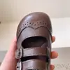 Zapatos de Cuero Vintage para Niñas 2026 Primavera y Otoño Planos Infantiles Brogue Poco Profundo Zapatos de Princesa para Niñas Zapatos para Bebés y Niños Pequeños Modernos