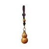 Llave de Gourd Tesoro de Riqueza Madera de Durazno Arena Roja Doce Signos del Zodíaco Colgante Pequeño Atractor de Fortuna Tallado en Madera Maciza Regalo