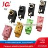 Fornecer Plug-in de Cinco Pinos D 3,5 mm Soquete de Áudio PJ-325C Interface de Fone de Ouvido de Dois Canais Cabeça de Cobre Inteira