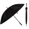 Guarda-chuva reto de 24 varetas no atacado, Guarda-chuva grande de negócios para duas pessoas com impressão de logotipo, Guarda-chuva de chuva extra grande com cabo longo, Publicidade personalizada