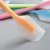 Suministro en stock tamaño pequeño todo incluido raspador de silicona raspador de mantequilla transparente raspador de silicona integrado ventas directas de fábrica