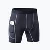 Shorts Masculinos Pro Fitness Modeladores com Bolsos para Esportes, Corrida, Atletismo Transfronteiriço, Secagem Rápida, Calças de Compressão Justas para Proteção no Verão
