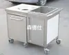 Carrinho de Sucata de Aço Inoxidável Carrinho de Lixo de Mesa Carrinho de Reciclagem de Lixo Mesa de Restos de Comida Mesa de Restos de Comida Carrinho de Coleta de Bandejas de Refeição Lixo de Louça