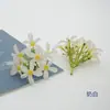 Lírios de Cristal Cordão Simulação Osmanthus Adorno de Cabeça Minoritário Acessórios de Cabelo Fabricação Caixa de Flores Pacote de Material Caixa de Presente com Flores